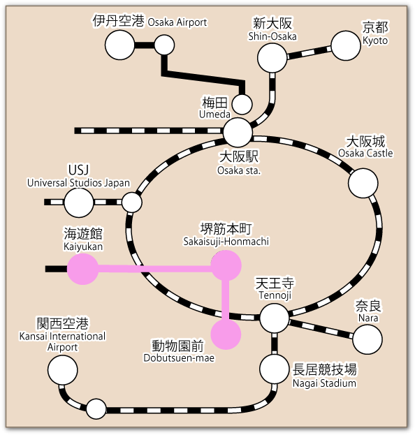 海遊館マップ