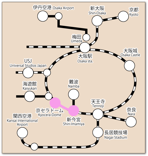 京セラドームマップ