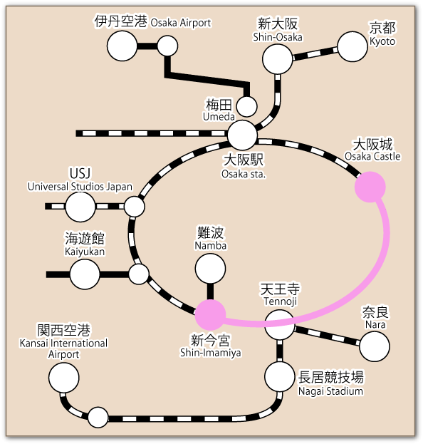 大阪城マップ